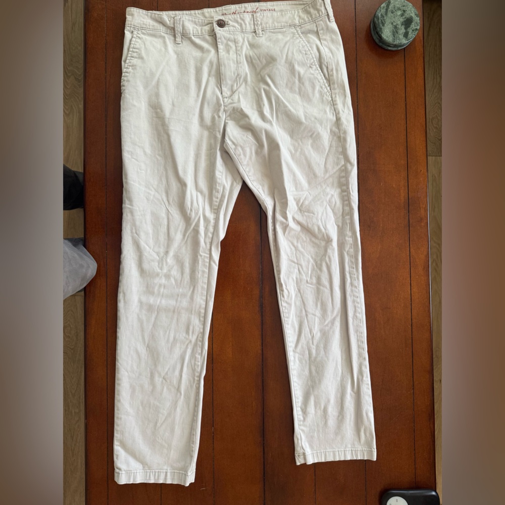 Weatherproof Men's Chinos in Cream